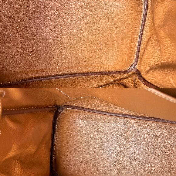 Sold on fashionreloved.com HERMES Togo Birkin 35 Gold on Gold Hardware Bag - Picture 12 of 14